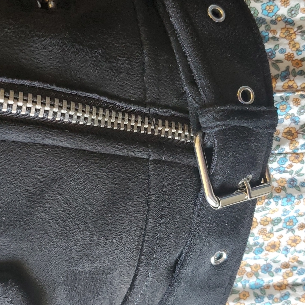 Zara Basic Outer ware faux suede jacket NWOT - Picture 8 of 13